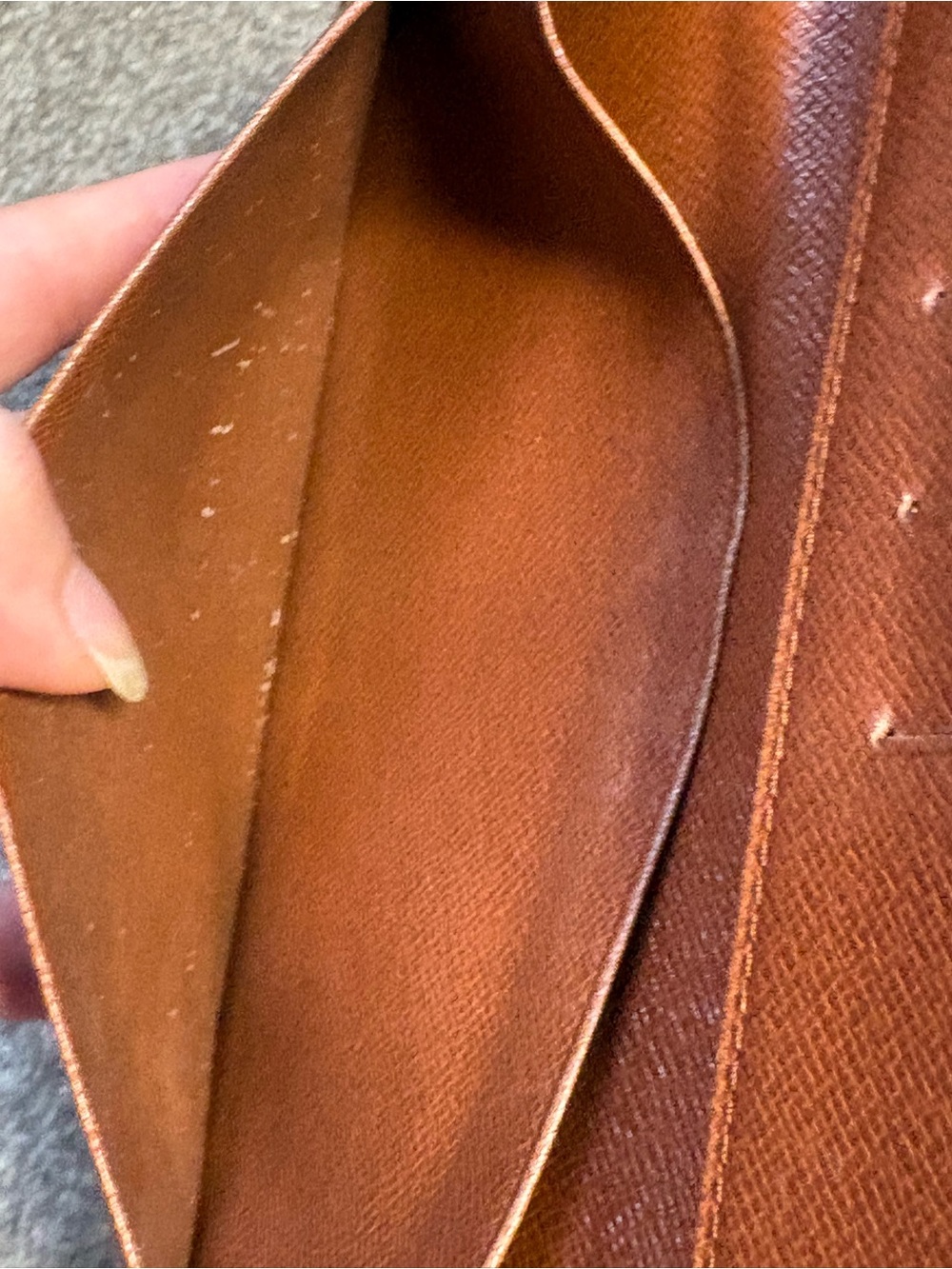 Authentic LOUIS VUITTON CREDIT CARD/CHECK-BOOK wallet - Picture 8 of 13